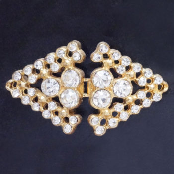 Crystal Rhinestone Button