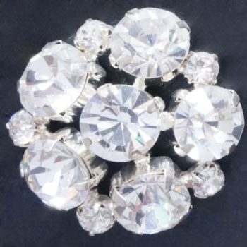 Crystal Rhinestone Button
