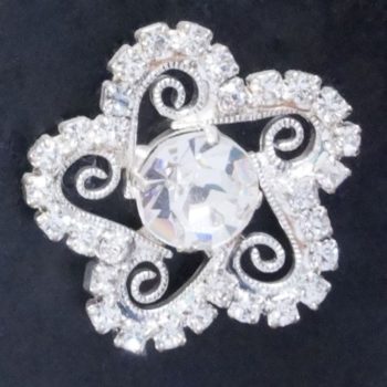 Crystal Rhinestone Button