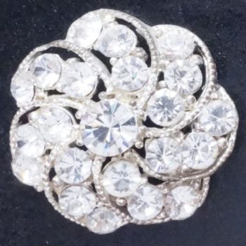 Crystal Rhinestone Button