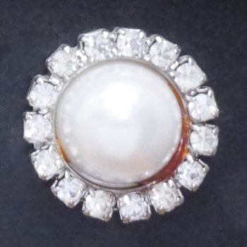 Crystal Rhinestone Button