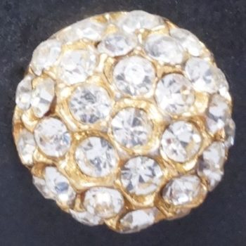 Crystal Rhinestone Button
