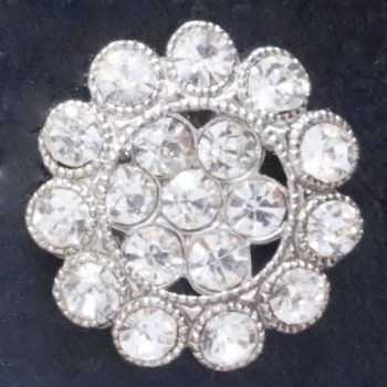 Crystal Rhinestone Button