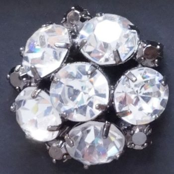 Crystal Rhinestone Button