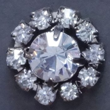 Crystal Rhinestone Button