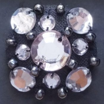 Crystal Rhinestone Button
