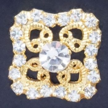Crystal Rhinestone Button