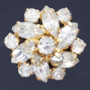 Crystal Rhinestone Button