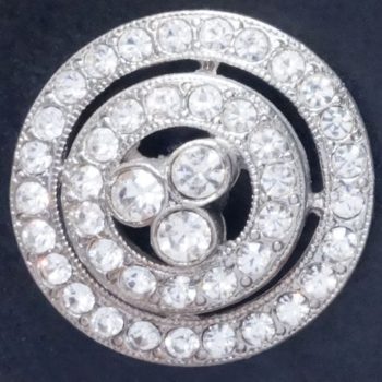 Crystal Rhinestone Button