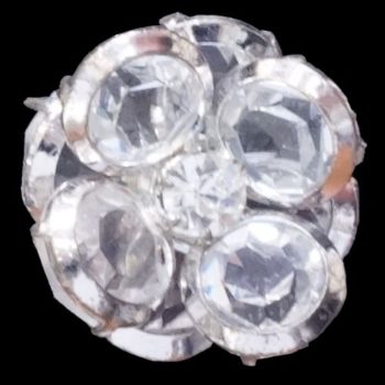 Crystal Rhinestone Button