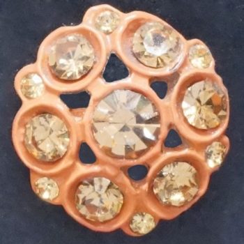 Crystal Rhinestone Button