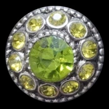 Crystal Rhinestone Button