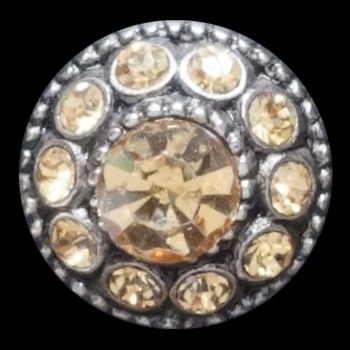 Crystal Rhinestone Button