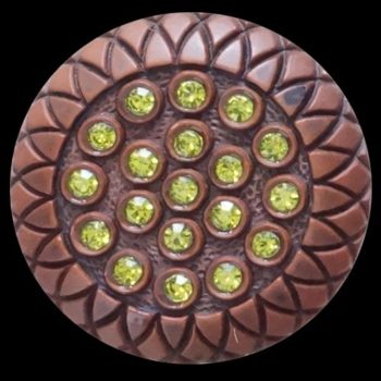 Crystal Rhinestone Button