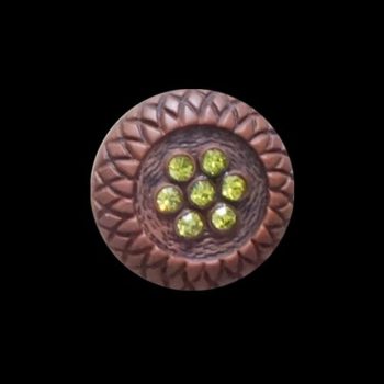 Crystal Rhinestone Button