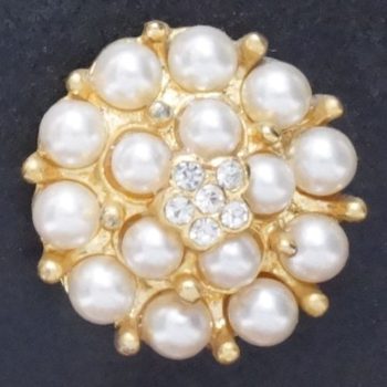 Crystal Rhinestone Button